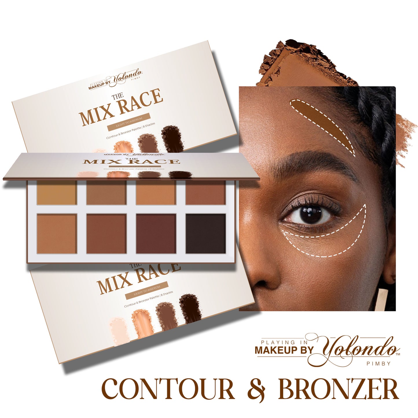 Mix Race Contour and Bronzer Palette