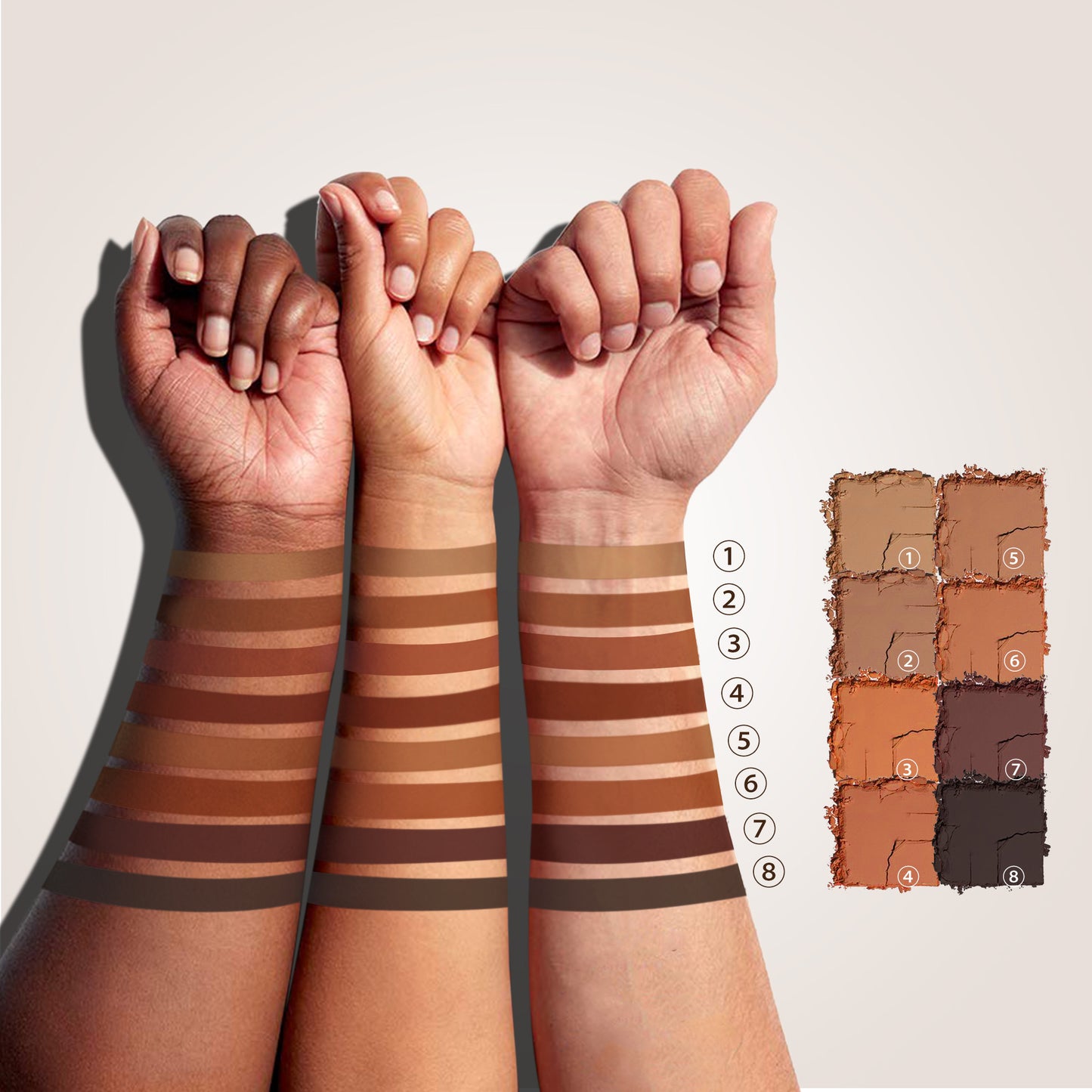 Mix Race Contour and Bronzer Palette