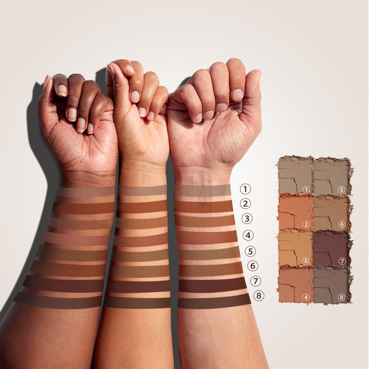 Mix Race Contour and Bronzer Palette