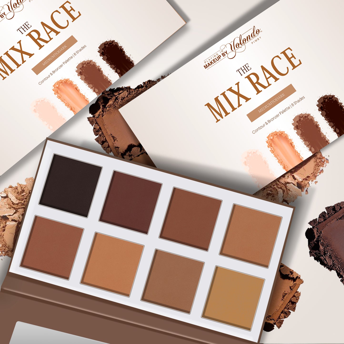 Mix Race Contour and Bronzer Palette
