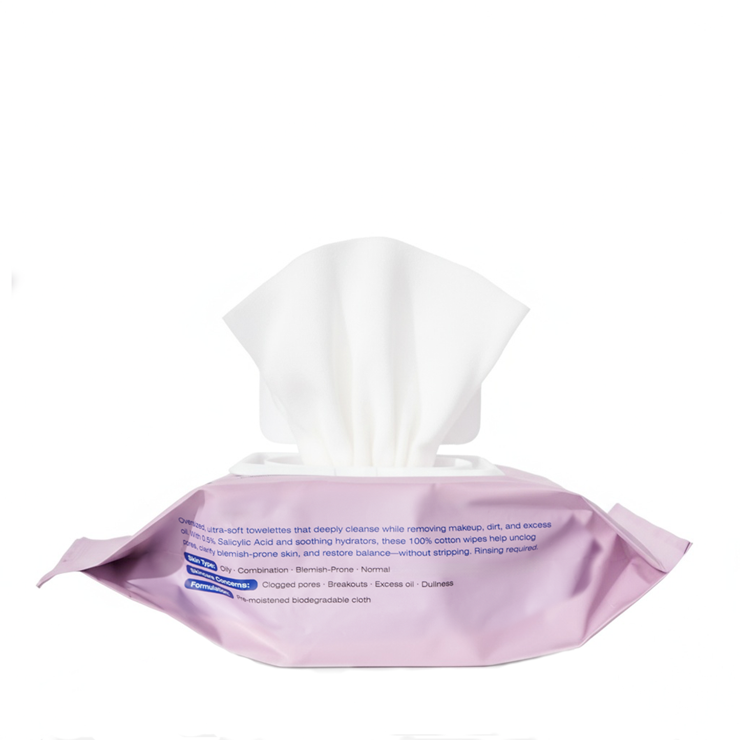 Clarifying Glow-Gone Makeup Remover Towelettes-acne prone skin