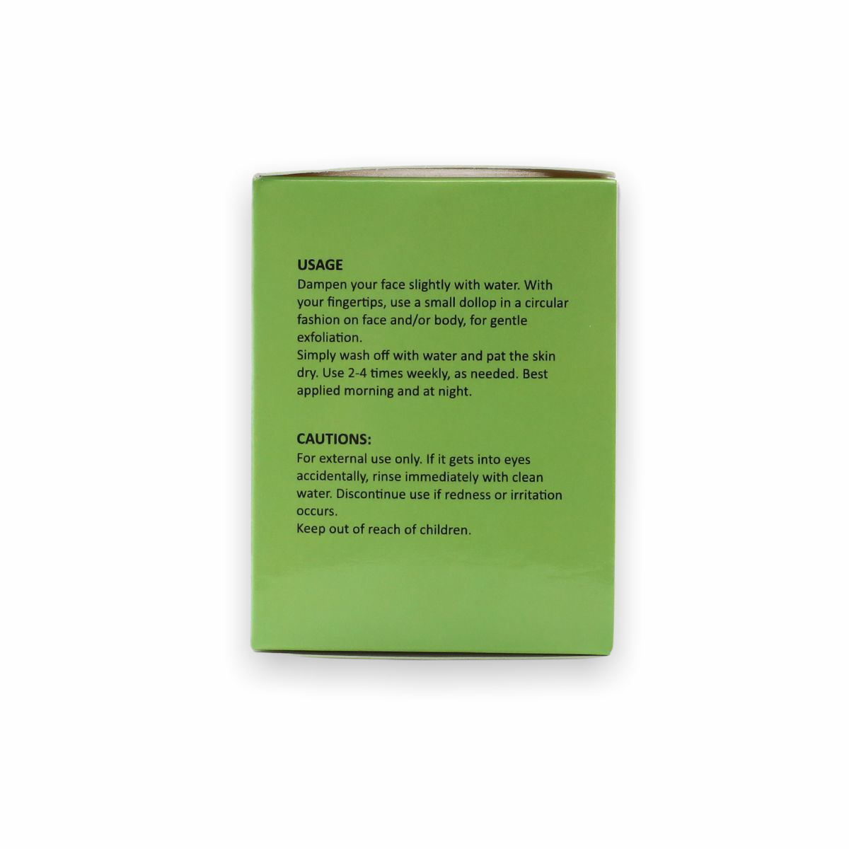 Green Tea Facial Scrub