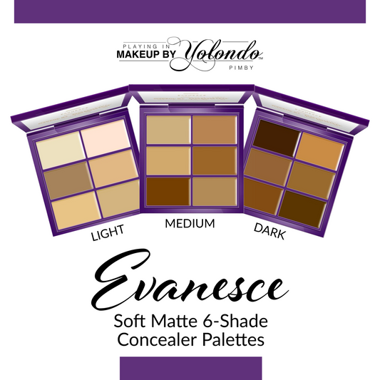 Evanesce Soft Matte Cream Concealer 6-Shade Palette