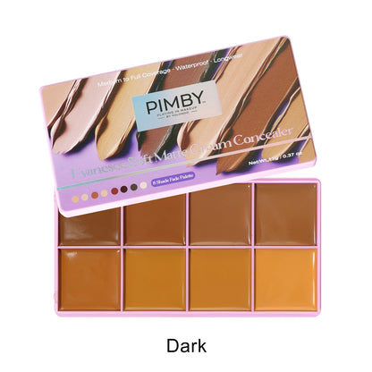 Evanesce Soft Matte Cream Concealer 8-Shade Fade Palette