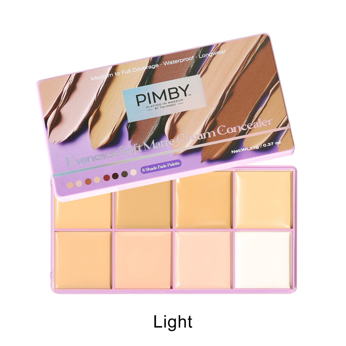 Evanesce Soft Matte Cream Concealer 8-Shade Fade Palette