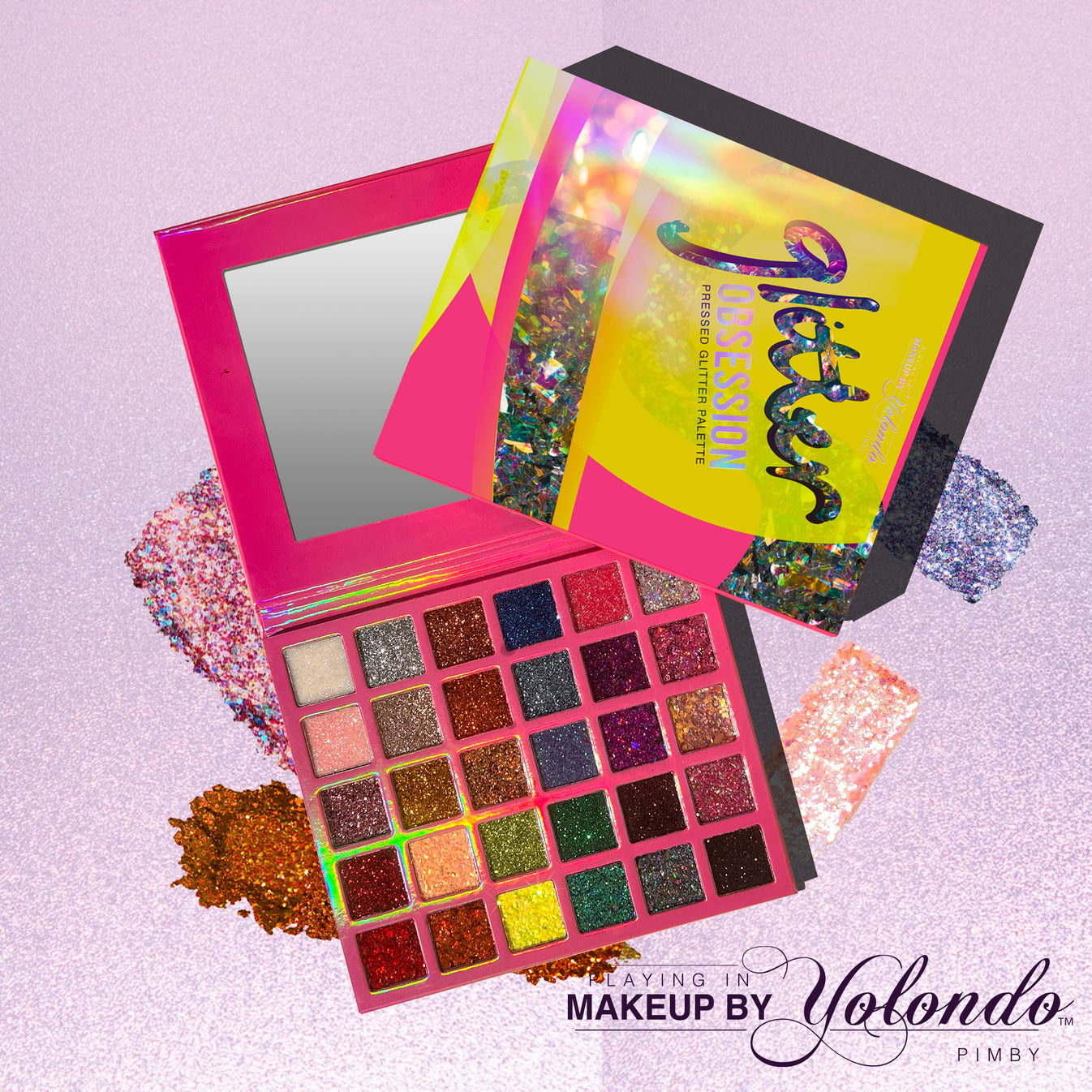 Glitter Obsession 1 Eyeshadow Palette Playing In Makeup By Yolondo LLC