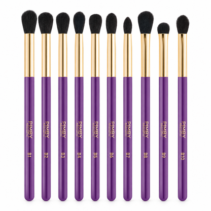 Ensemble de 10 pinceaux estompeurs violets