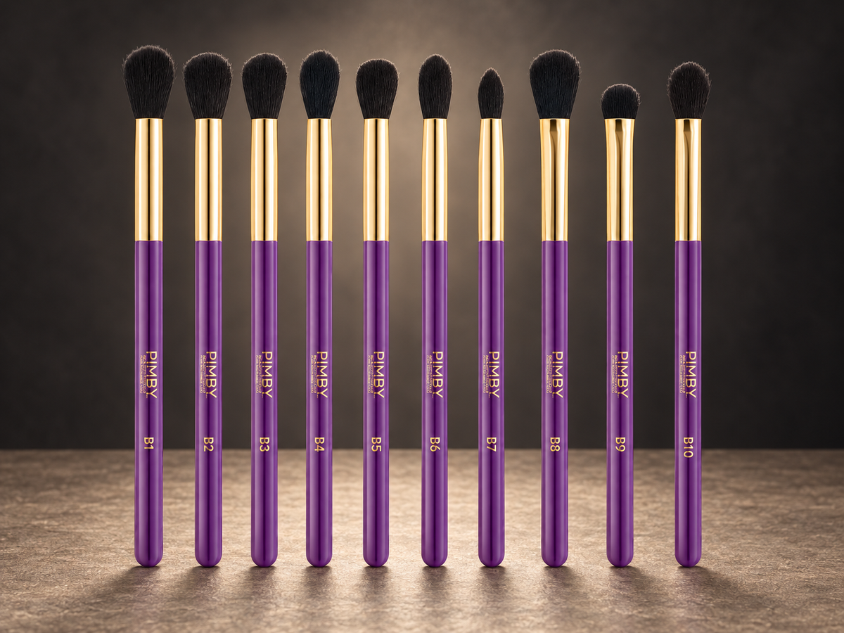 Ensemble de 10 pinceaux estompeurs violets