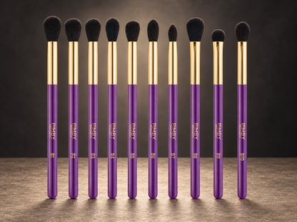Ensemble de 10 pinceaux estompeurs violets
