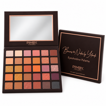 Brauntöne und Nude-Farben – Lidschattenpalette von Yolondo