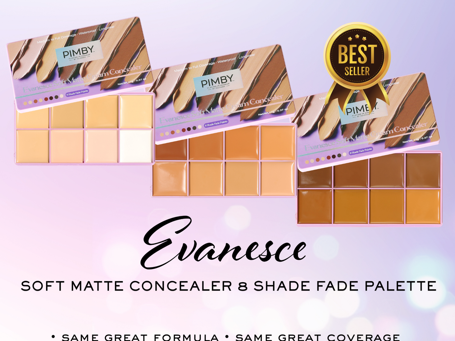 Evanesce Soft Matte Cream Concealer ALL SHADES